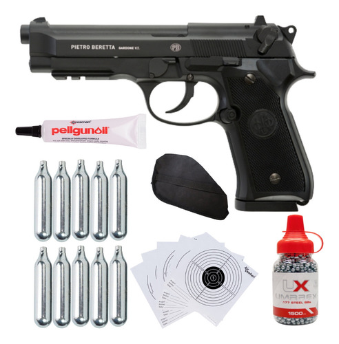 Marcadora Airsoft Beretta 92a1 Blowback Co2 Bbs 4.5mm Xchwsc