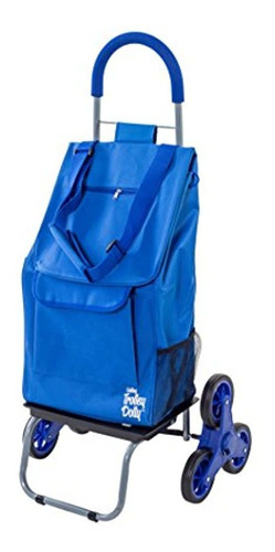 Escalera Trolley Dolly, Blue Shopping Grocery Carrito