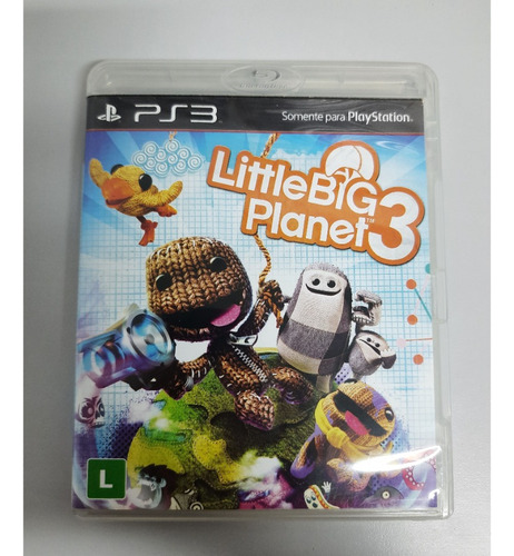 Little Big Planet 3 Ps3 Mídia Física Original Bom Estado