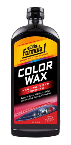 Cera Roja Con Nanopolímeros Roja Formula 1 16 Oz.