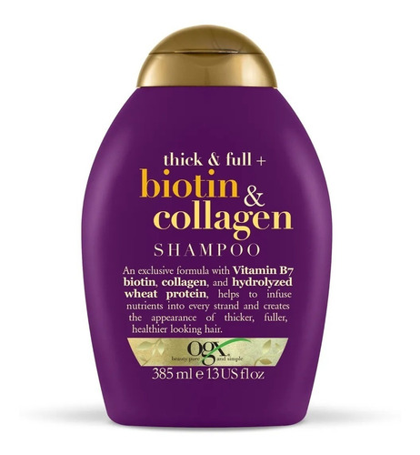 Ogx Shampoo Biotin Collagen X 385 Ml