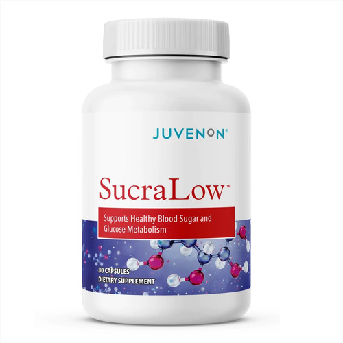 Juvenon Sucralow 30 Cap Nivel Saludable Azúcar En Sangre