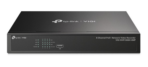 Nvr Tplink 8 Canales Poe+  Ip Onvif Nvr1008h-8mp 4k H.265+