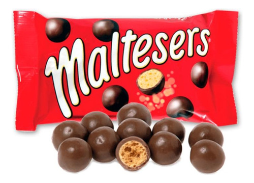 Chocolate & Caramelo Maltesers Importado 37g
