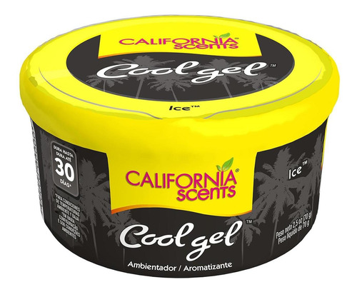 Aromatizante En Gel California Scents 2.5oz Aroma Ice Lata