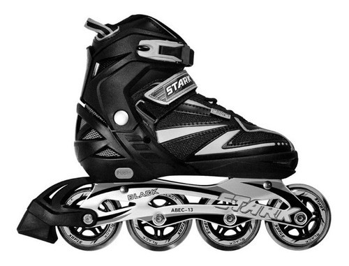 Rollers Stark Black Extensibles Aluminio Abec13