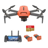 Drone Fimi X8 Mini V2 Plus C/ 2 Baterias Plus Câmera 4k Gps Cor Laranja