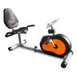 Bicicleta Fija Ran 201 Horizontal Recumbent Gris-naranja