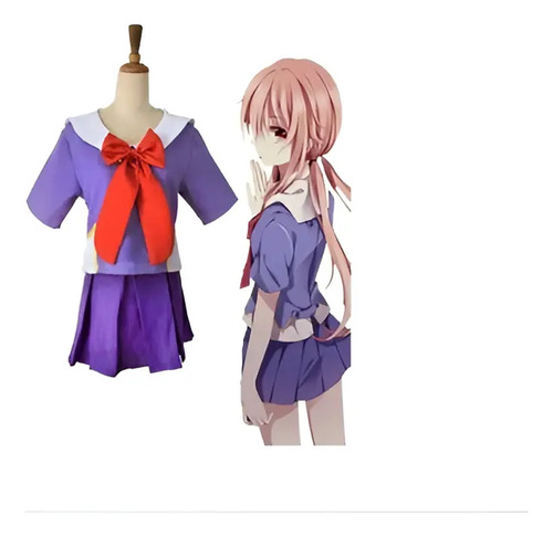 Disfraz De Cosplay Diario De Futuro Mirai Nikkiº Gasai Yun | Meses sin interés