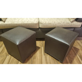 Puff Cubo 40x40 Ecocuero