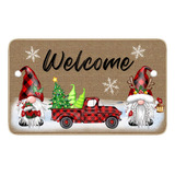 Tapete Decorativo De Navidad Para Puerta De Auto Con Diseo D