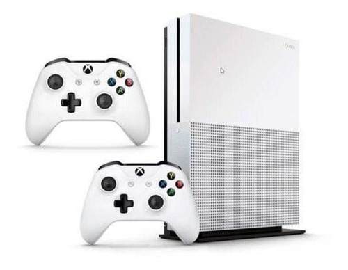 Console Xbox One S 1tb Branco Com 2 Controles Original 