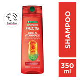 Shampoo Garnier Fructis Brillo Vitaminado Sin Parabeno 350ml