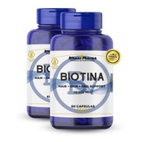 Biotina Vitamina B7 10.000 Mcg 120 Caps 100% Original