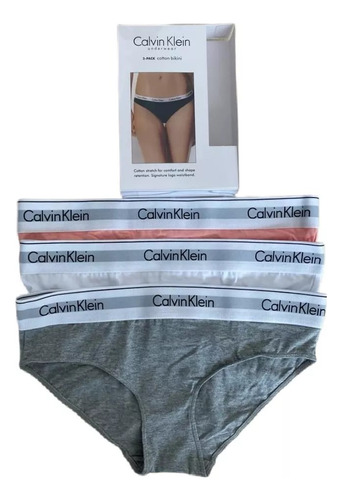 Set De 3 Calzones Calvin Klein  Dama