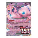 Carta Pokémon Mew Ex 151/165 Escarlate E Violeta 151