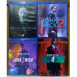 John Wick Colección Completa 4 Películas Blu Ray Originales 