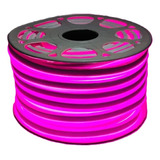 Manguera Neon Flex Led Rollo 25m Ip65 127v Construled L/rosa Luz Rosa