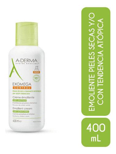 Crema A-derma Exomega Control Emoliente X 400ml