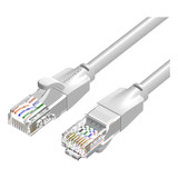 Cable De Red Vention Cat6 Certificado - 5 Metros - Reforzado - Premium Patch Cord - Utp Rj45 Ethernet 1000 Mbps - 250 Mhz - Cobre - Pc - Notebook - Servidores - Camaras Seguridad - Gris - Ibehj