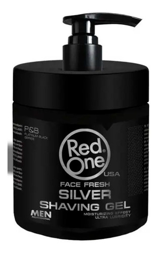 Red One Shaving Gel Silver 