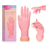 Buqikma Mano De Práctica De Uñas Para Uñas Acrílicas, M.