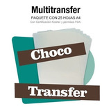 Chocotransfer Paq De 25 Para Impresión Comestible