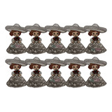 Figuras De Fomi Mini Charros 20 Pzs De 10cm Adorno Charras 