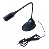 Microfono P/computador Conexión 3.5 Flexible Y Facil De Usar Color Negro