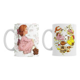 Set De Tazas Sarah Kay X 2 Ceramica 