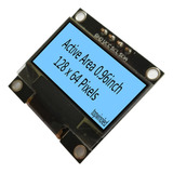 Pantalla Oled De 0.96 Pulgadas, Módulo Lcd I2c/iic, 128 X 64