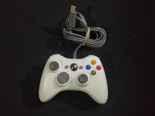 Control Xbox 360 Alámbrico Genérico Blanco