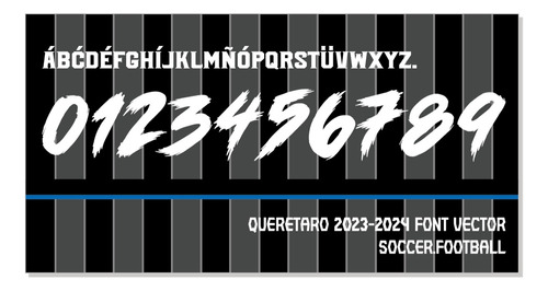Tipografía Queretaro Font Vector 2023-2024 Archivo Otf, Eps.