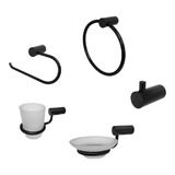 Kit De Accesorios Peirano 10000 Black 5 Piezas Negro Mate