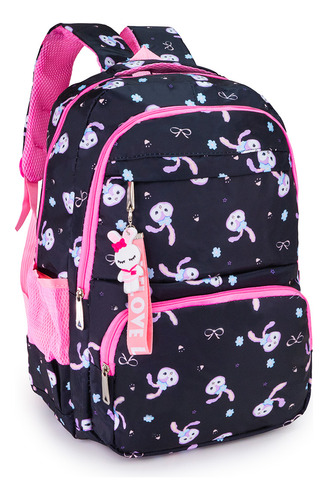 Mochila Escolar Infantil Menina Feminina Coelhinho Fofo