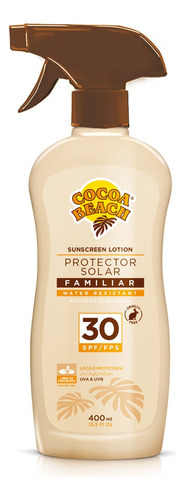 Protector Solar Familiar Factor Fps30 400ml Cocoa Beach