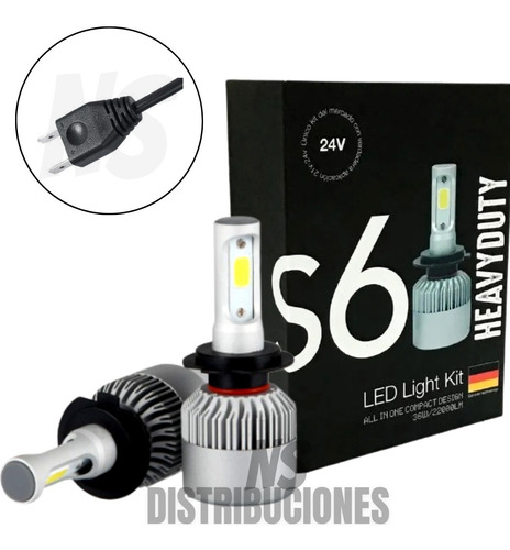 Kit Cree Led  S6 24v H11 H7 H4 H1 H3 Heavy Duty!