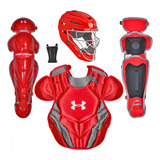 Equipo Catcher Beisbol Under Armour Victory Rojo 12-16 Años