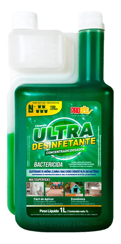 Desinfetante Ulta Concentrado Com Dosador Citronela 1 Litro