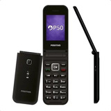 Telefone Celular De Teclado Flip Positivo P50 Anatel 