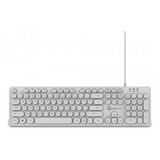 2pz Teclado Getttech Ignite Gti-28201 Alambrico Multimed /vc Color Del Teclado Blanco Idioma Español Latinoamérica