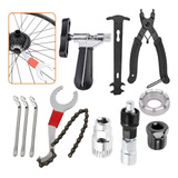 Kit De Herramientas De Reparación De Cadenas De Bicicleta De