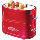 Tostador Para Hot Dogs Retro Nostalgia Rojo 