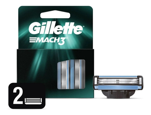 Repuesto Gillette Maquina Mach3 - Unidad a $27550