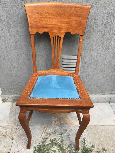 Silla Antigua De Roble Thompson