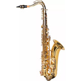 Saxofone Tenor Dominante Bb Profissional Dourado + Semicase