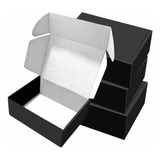 Cajas De Cartón Premium Autoarmable 30x20x10cm 10unid Negras