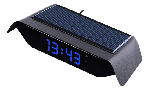 Reloj De Coche Alimentado Por Energía Solar, 24 Horas, Elect