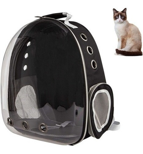 Bolsa Pet Gato Caes Transparente Transporte Mochila