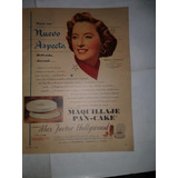 Publicidad 1949 Barbara Stanwyck Max Factor Hollywood